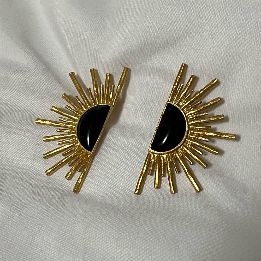 ZARA Gold Burst Earrings